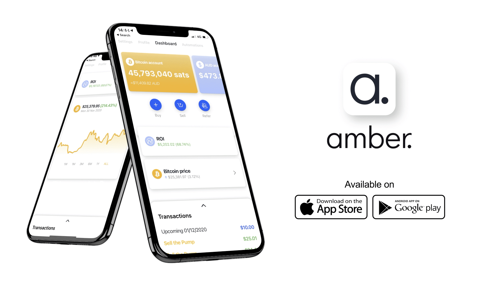 Coinbase alternative - Amber