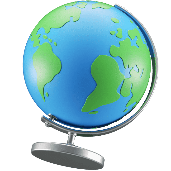 3D Emoji Globe 1
