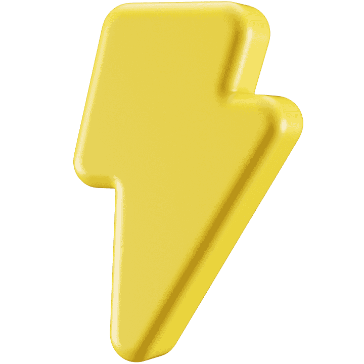 3D Emoji Lightning 1