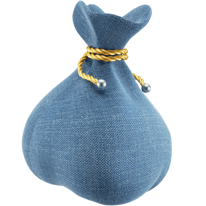 3D Emoji Money Bag 2