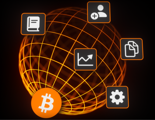 AmberApp Bitcoin Sphere Image for SMSF